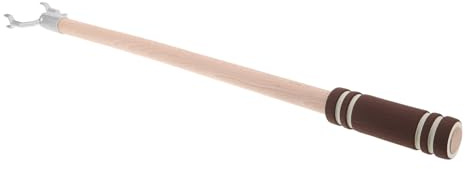 OHPHCALL Bastone per Stendere Panni in Legno Abiti Resistente e Naturale Supporto per Lavanderia e Stendibiancheria per Armadio per Asciugatura e Organizzazione Abiti