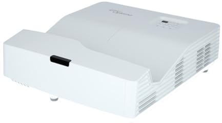 Optoma W340UST vidéo-projecteur Projecteur à focale Courte 4000 ANSI lumens DLP WXGA (1280x800) Compatibilité 3D Blanc