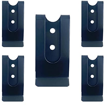 MeiyiZheng 5 Pcs Holster Sheath Belt Clip Double Holes Holster Sheath Clasp Metal 53x25mm Buckle Clip for Pouches Belt Bag Leather Crafts DIY