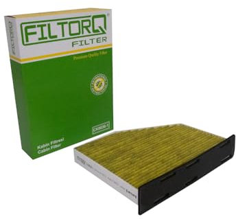 FILTORQ FILTER CK 8636-1 Innenraumfilter – Kabinenluftfilter mit Aktivkohle kompatibel für AUDI TT (8J), SEAT Altea, Toledo 3, SKODA Octavia 2 VW Caddy 3/4 Golf 5/6 Jetta 3/4 Passat B6 B7