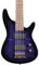 Lindo PDB-5 V2 - Basso elettrico a 5 corde viola | Intarsi colomba | Finitura grafica unica | Lucido