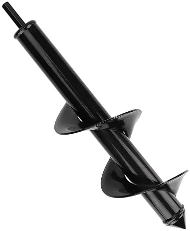 Broca para Taladro de Jardín, Excavadora de Taladro para Ahoyadora, Cultivador de Suelo Broca, Herramientas para Flor Plantando árboles Arbustos (Diá:8cm L:30 cm)