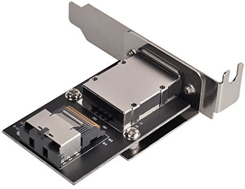SilverStone SST-SA011 - Mini SAS Adapter, Intern Mini SAS 26pin SFF8087 zu Extern 36pin SFF8088