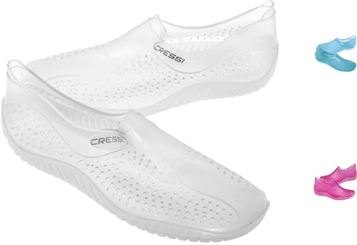 Cressi Water Shoes Jr Pool Shoes Jr - Clear, 11/11.5 (29/30)