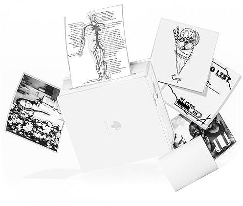 Phomemo Mini Bluetooth Taschendrucker Thermofotodrucker Tragbarer Empfangsdrucker, kompatibel mit Android&IOS System, Mini Drucker für Journal, Reisen, Tagesplan, gutes Geschenk, Weiß, M02 Drucker