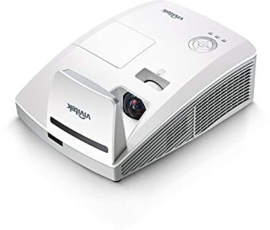 Vivitek DW770UST WXGA Ultra Short Throw Projector, 3,500 ANSI Lumens, DLP, VGA, HDMI, 3.5mm Audio