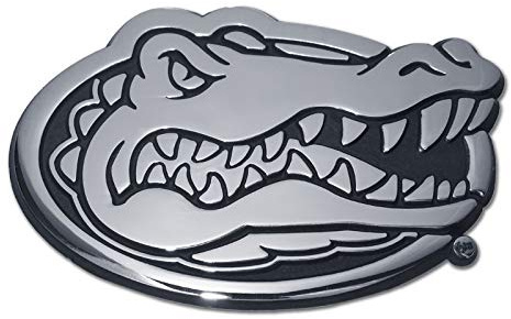 Florida UF Gators Metal Auto University Emblem (Chrome)