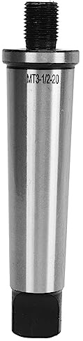 Adaptateur D'arbre De Mandrin De Forage, Tige De 3MT à Adaptateur MT3 à Cône Morse Trempé Fileté De 1/2 Po à 20 Pour le Perçage, Fraiseuse