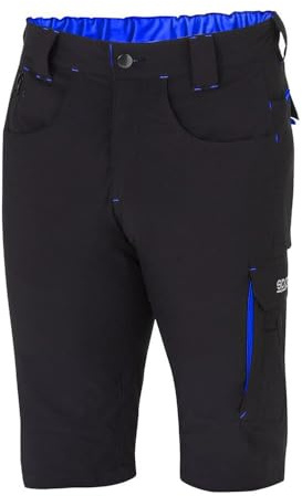 Sparco Bermuda da Lavoro Laredo Uomo. Pantaloncini Estivi Leggeri 170 g/m², Multi Tasche Cargo. Shorts Tecnici in Misto Nylon/Spandex da Cantiere o Officina. Modello Tech Light