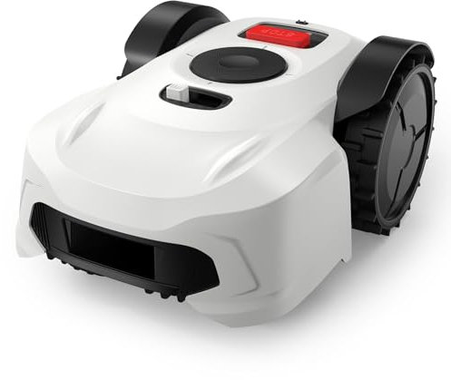 Naturalpowev Filo perimetrale per Robot Tagliaerba 1000m² RTK+Vision, Tosaerba robotizzato, Controllo App, Pianificazione Percorso, Tosaerba semovente per Giardini di Medie e Grandi Dimensioni