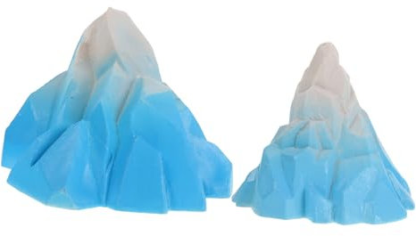 GETAJGHSD 2stücke Aquarium Dekoration Aus Harz Simulation Figurine Modell Unterwasser Ornamente Für Garten Heimdekoration