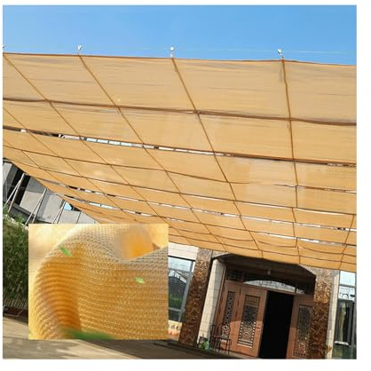 Generico Rete Parasole, Copertura per pergolato, Tenda da Sole Retrattile, Vela ombreggiante a Onda per Esterni, Copertura di Ricambio per Cavo Scorrevole a Onda per Tetto, tettoia imperme