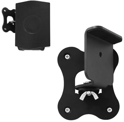 Support mural en métal pour haut-parleurs Surround, accessoires de système de son surround Home Cinéma