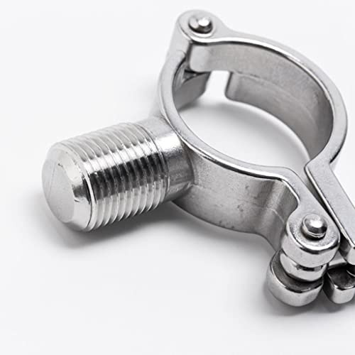 304SS Tri morsetto sanitario resistente con dado ad alette - Raccordo trifoglio a connessione rapida per applicazioni alimentari e bevande