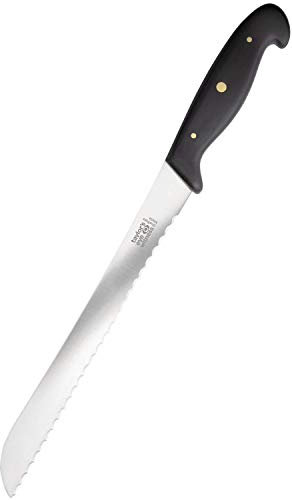 Taylors Eye Witness Professional Series British Made Serrated Bread Knife - 23cm Toothed Edge with an Ultra Fine, Pointed Blade, Precision Ground from High Carbon Stainless Steel. Made in Sheffield