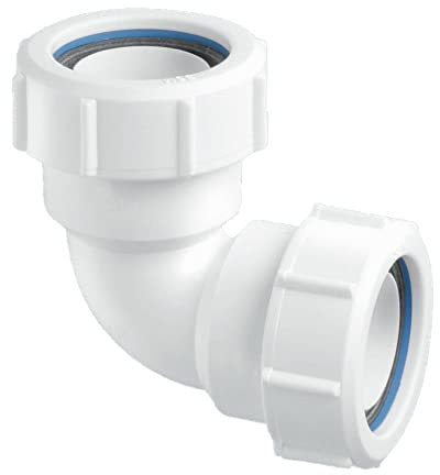 McAlpine MT4 90 Degree Multifit Bend, White