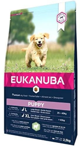 Eukanuba Chiot & Junior Adulte Nourriture sèche Pour Grande Race Agneau&Riz 2,5kg