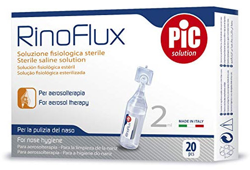 Pic Solution Rinoflux Solución Fisiológica 20 Ampollas 2 ml