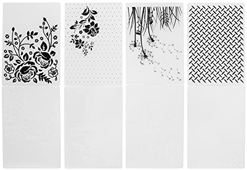 4 st 4,7 x 10,3 cm präglingsmappar plast scrapbooking präglad mall formar stämpel skärning gör-det-själv papperskort tillverkning
