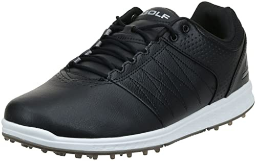 Skechers Men's Pivot Spikeless Golf Shoe, Black, 11