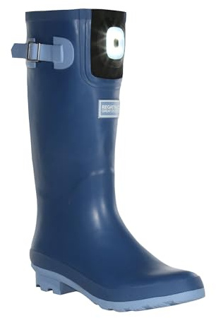Regatta Womens/Ladies Fairweather Shine LED Galoshes (6) (Slate Blue)