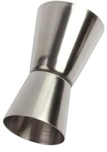Generico Misurino in acciaio inossidabile da 15/30 ml, 1 pezzo, Misurino per bicchiere da vino e cocktail, Strumenti di alta qualità