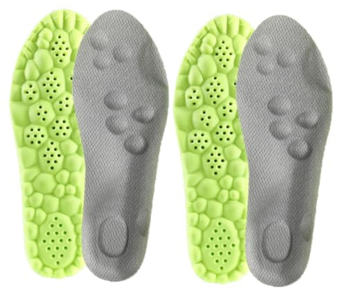 2 par ortopediska innersulor för barn, komfortmassagesulor, fotvalvsstöd lindra fotsmärta för plattfots, ersättningsskoinlägg för sneakers (33-34)