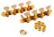 kowaku Mandolin Tuning Keys Mandolin Tuners Easy to Use 4L 4R High Performance Instrument Accessories for 8 String Guitars Banjo, Gold