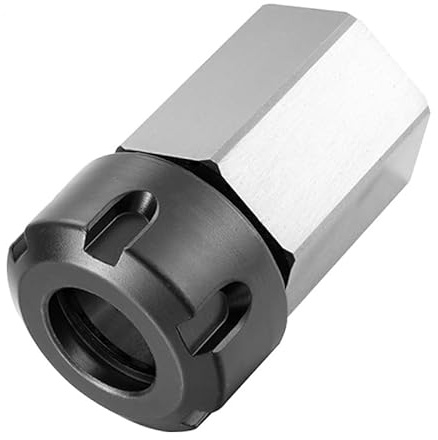 HXSMBM 1pc Square Hexagonal ER25 32 40 UM5C Fixture Milling Machine Collet Clamping Sleeve Square/Hexagonal Sleeve(Hexagon,ER25)