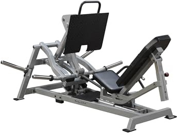 Body-Solid (LVLP Leverage Horizontal Leg Press Machine for Home Gym - Heavy Duty Workout Equipment for Full Lower Body Workouts, 1000lb Weight Capacity
