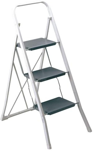 Rayen 0136 - Escaleras con 3 peldaños, manejables, prácticas y seguras