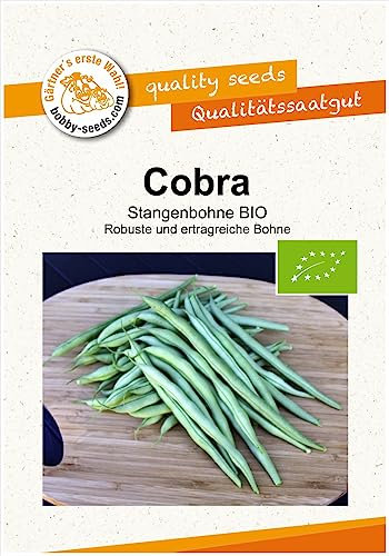 Cobra Stangenbohne BIO-Bohnensamen von Bobby-Seeds, Portion