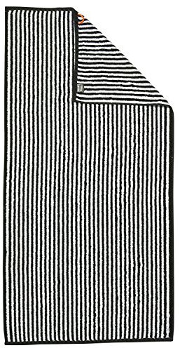 done. Duschtuch DAILY SHAPES STRIPES Bright White/Black, one size