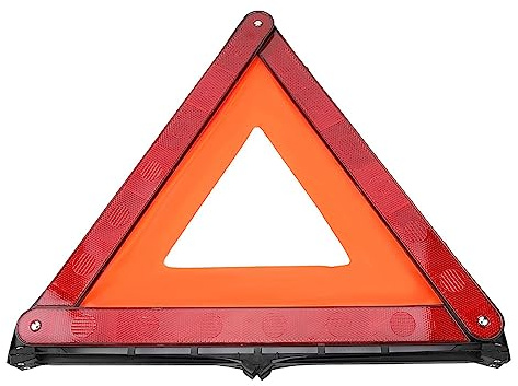 Yctze kit emergencia carretera Triángulo reflectante, Triángulo reflectante plegable Señal de falla de emergencia Tablero de advertencia Señal de alto del automóvil