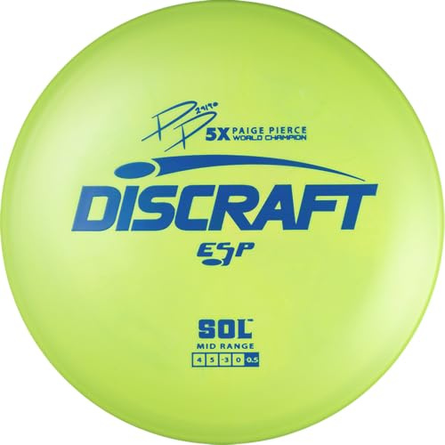 Discraft Discraft's ESP Sol Mid-Range 167-169 Gram Golf Disc Golfscheibe, 167–169 g, Farben können variieren