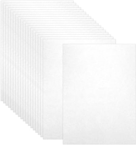 DONQTWAY 40 fogli termoretraibili, pellicola termoretraibile, formato A5, trasparente, Shrinking Paper, pellicola in rilievo, carta termoretraibile, pellicola per decorazioni fai da te, portachiavi