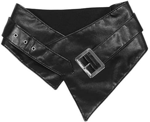 Abaodam Corsé de Cintura para Mujer Suave Cinturón de Piel Sintética Cinturón de Corsé Elástico Accesorio Elegante para Cintura Avispa para Ocasiones Informales o Elegantes