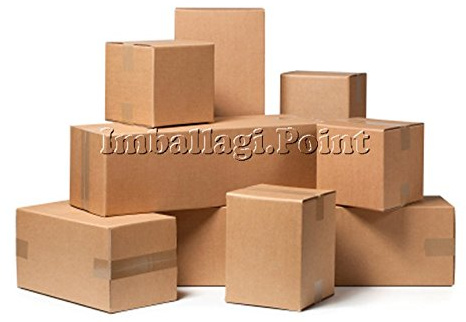 IMBALLAGGI.POINT - 30 PEZZI SCATOLA DI CARTONE IMBALLAGGIO SPEDIZIONI TRASLOCO 25X15X10CM SCATOLONE AVANA