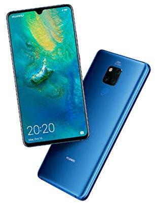 Huawei Mate 20 X Smartphone, FHD-Display mit 18,3 cm (7,2 Zoll), 2,6 GHz, 6 GB, Blau