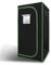 Joparri Growzelt, Grow Tent|Grow Schrank|Zuchtzelt|Lichtdicht und Wasserdicht Pflanzenzelt|Gewächshaus für Homegrowing|600D Oxford, 100x100x200cm, Schwarz Grün