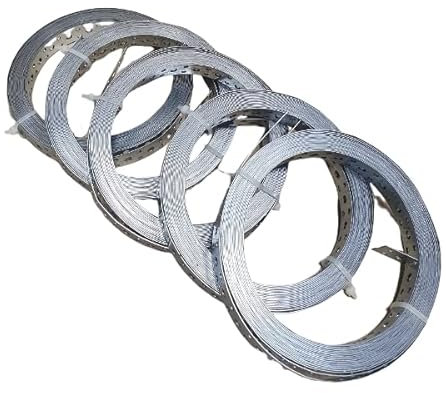 Lochband/Montageband 20x0,8mm, Stahl verzinkt mit Multi-Lochung 10 Meter (1)