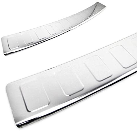 CHROMEMASTER - Protection de Pare-Chocs arrière - Compatible avec Peugeot Expert à partir de 2017 | Acier Inoxydable Poli - Protection de seuil de Coffre pour protéger Votre Voiture des Rayures