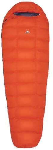 Telomat Sac de couchage – Black Snow 4 saisons par temps froid, léger, portable, imperméable en duvet de canard pour l'extérieur, le camping, la randonnée, sac de couchage pour adulte