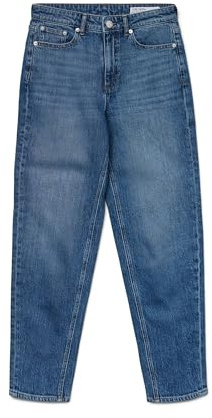 Vero Moda Donna Mom Jeans VMTESSA Vita Alta Jeans Vita Alta, Media Blu Denim, 32W x 32L