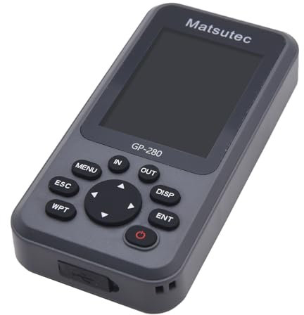 KAOLALI Navegador GPS LCD de 2.8 pulgadas con medidor SOG COG para barcos, marina, exploraciones al aire libre