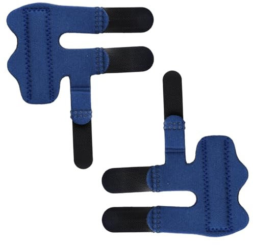 Thyonta 2 PCS Sprained Finger Fixation Strap Aluminum Finger Fracture Fixation Splint Finger Guard Splint Support Brace Breathable and Comfortable Easy to Carry