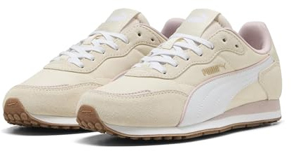 Puma ST Miler Rose Damen-Sneaker, mattiertes Elfenbeinweiß/Gum, 6 UK