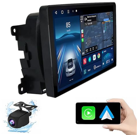 Generico Android 14 Autoradio per Fiat 500 2016-2023 9 Pollici Stereo Auto Radio Doppio DIN con CarPlay/Android Auto GPS USB Bluetooth WiFi FM Comandi al Volante Touchscreen