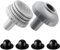 XUDUOO Pool Zubehör, Pool Anschlussset 32mm, Pool Filter Anschluss, Kompatibel mit Wasserbelebung, Poolfilter Pool Zubehör mit Innengewinde zum Verschrauben