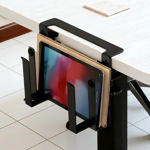 Nimblyne Organiseur à Suspendre Pour Ordinateur Portable : Support Latéral Réglable Double Couche, Sans Perçage, Rangement Latéral Pro Pour Documents